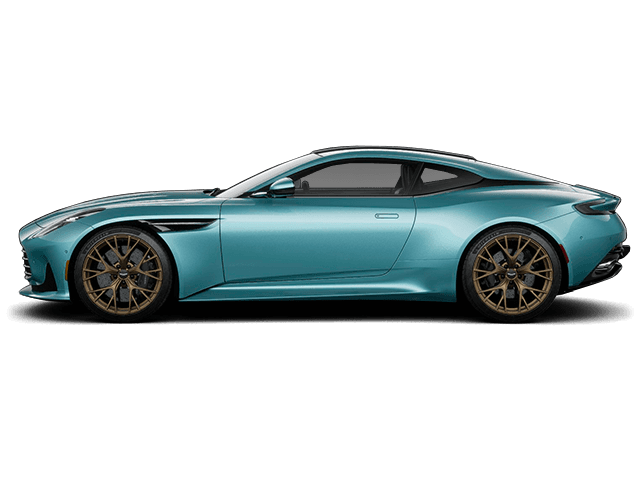 Aston Martin DB12 Blue - Side view Aston Martin DB12 Blue - Side view