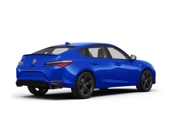 Acura Integra Apex Blue Pearl - Back view Acura Integra Apex Blue Pearl - Back view