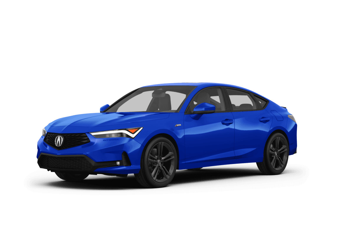 Acura Integra Apex Blue Pearl - Front view Acura Integra Apex Blue Pearl - Front view