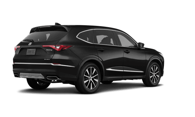 Acura MDX Majestic Black Pearl - Back view Acura MDX Majestic Black Pearl - Back view