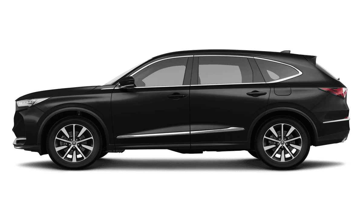 Acura MDX Majestic Black Pearl - Side view Acura MDX Majestic Black Pearl - Side view