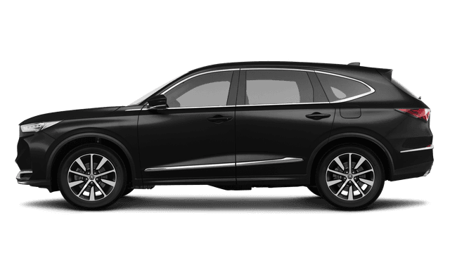 Acura MDX Majestic Black Pearl - Side view Acura MDX Majestic Black Pearl - Side view
