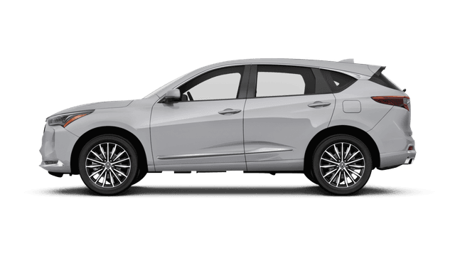 Acura RDX Solar Silver Metallic - Side view Acura RDX Solar Silver Metallic - Side view