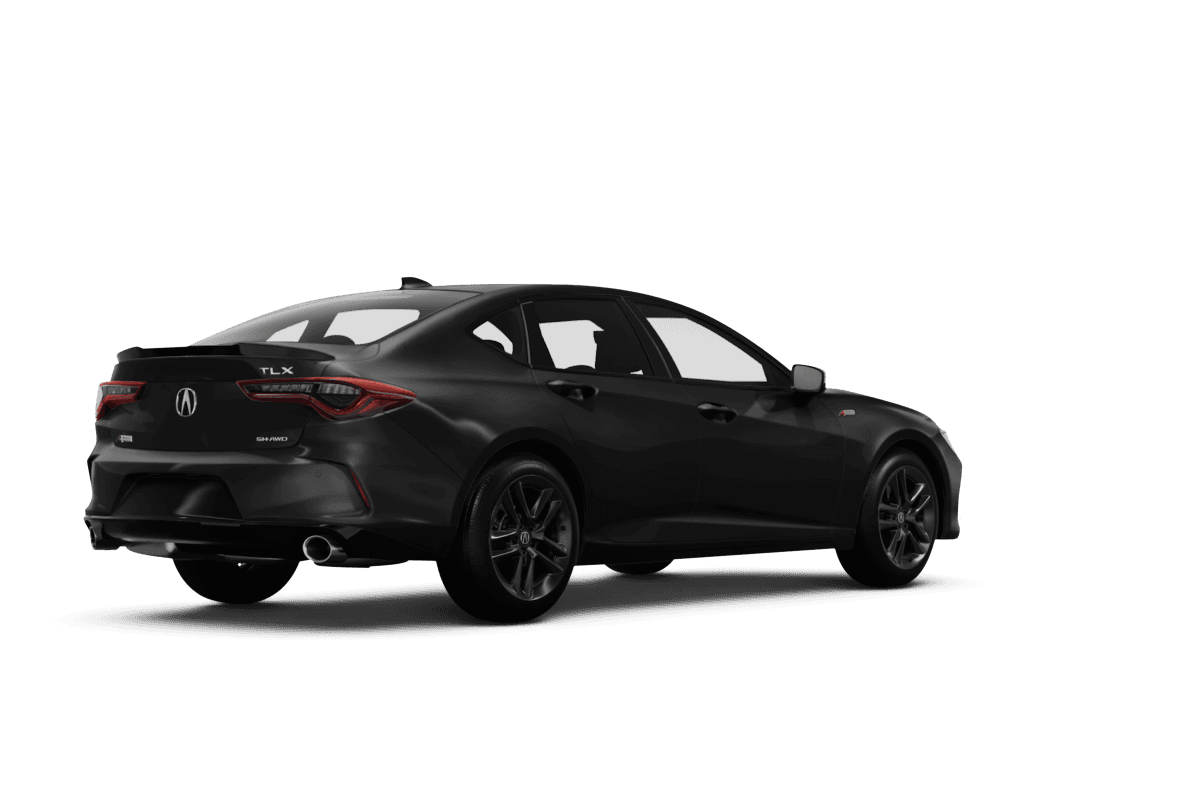 Acura TLX Majestic Black Pearl - Back view Acura TLX Majestic Black Pearl - Back view