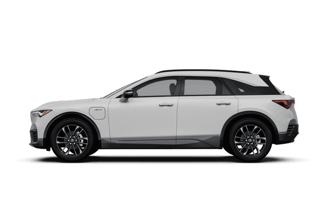 Acura ZDX Snowfall Pearl - Side view Acura ZDX Snowfall Pearl - Side view