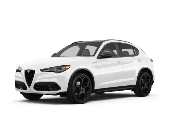 Alfa Romeo Stelvio Milano White - Front view Alfa Romeo Stelvio Milano White - Front view