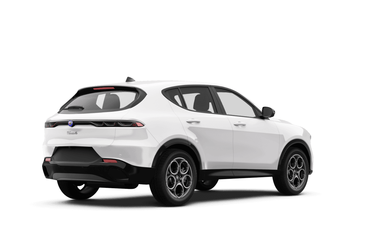 Alfa Romeo Tonale Milano White - Back view Alfa Romeo Tonale Milano White - Back view