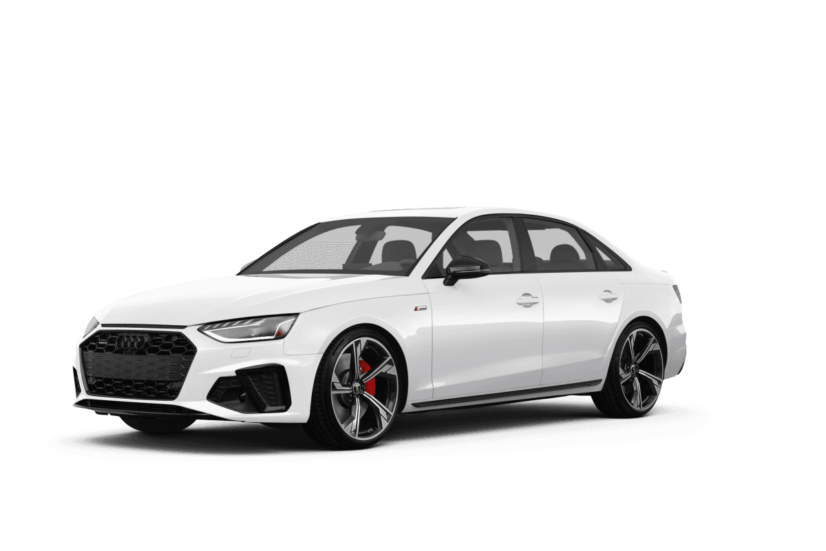 Audi A4 Arkona White - Front view Audi A4 Arkona White - Front view