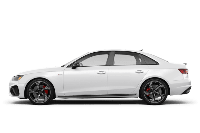 Audi A4 Arkona White - Side view Audi A4 Arkona White - Side view