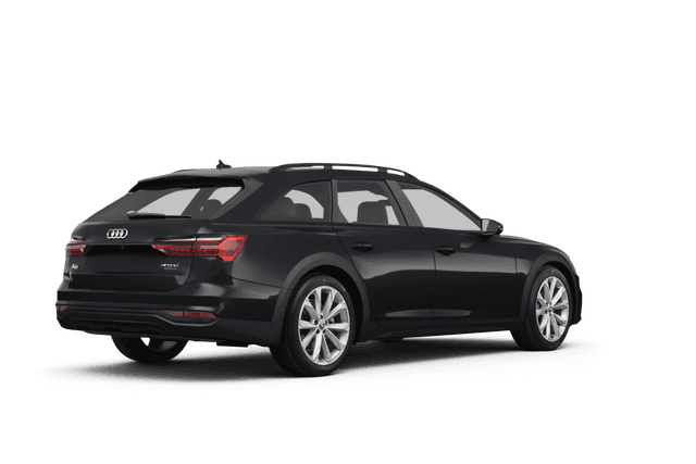 Audi A6 allroad Brilliant Black - Back view Audi A6 allroad Brilliant Black - Back view