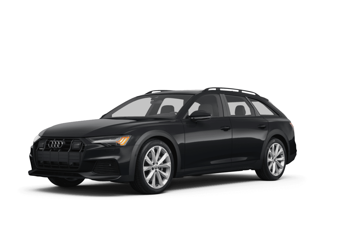 Audi A6 allroad Brilliant Black - Front view Audi A6 allroad Brilliant Black - Front view
