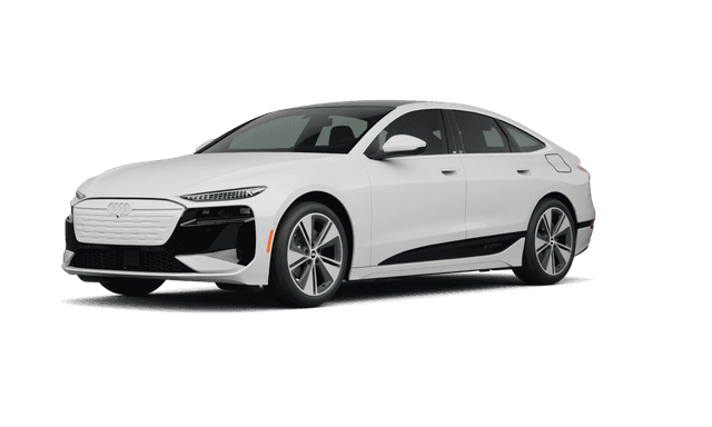 Audi A6 Glacier White Metallic - Front view Audi A6 Glacier White Metallic - Front view