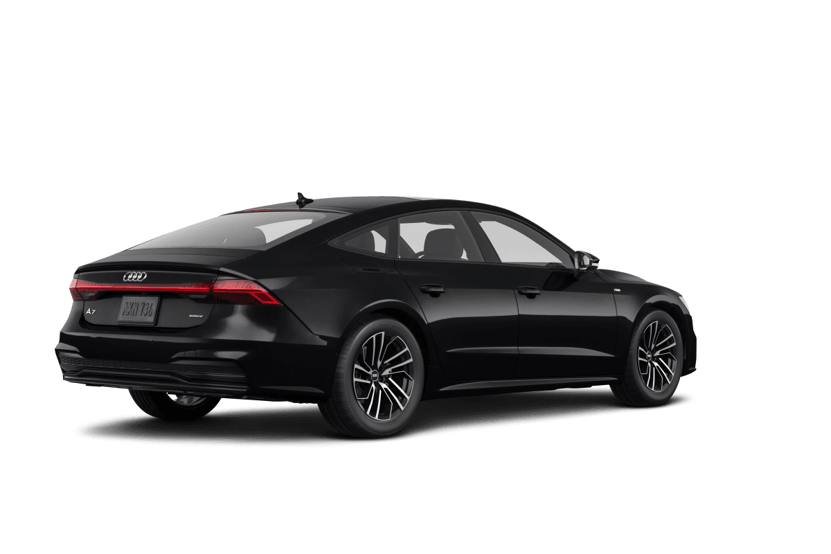 Audi A7 Brilliant Black - Back view Audi A7 Brilliant Black - Back view