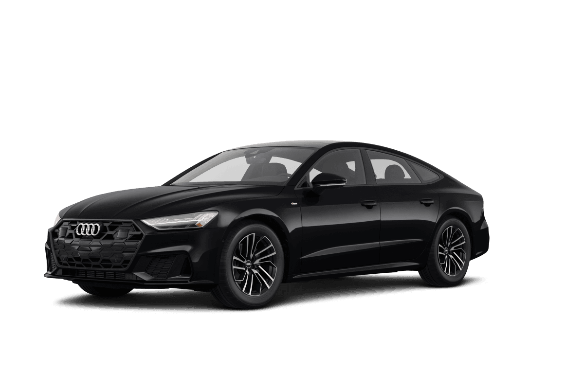 Audi A7 Brilliant Black - Front view Audi A7 Brilliant Black - Front view