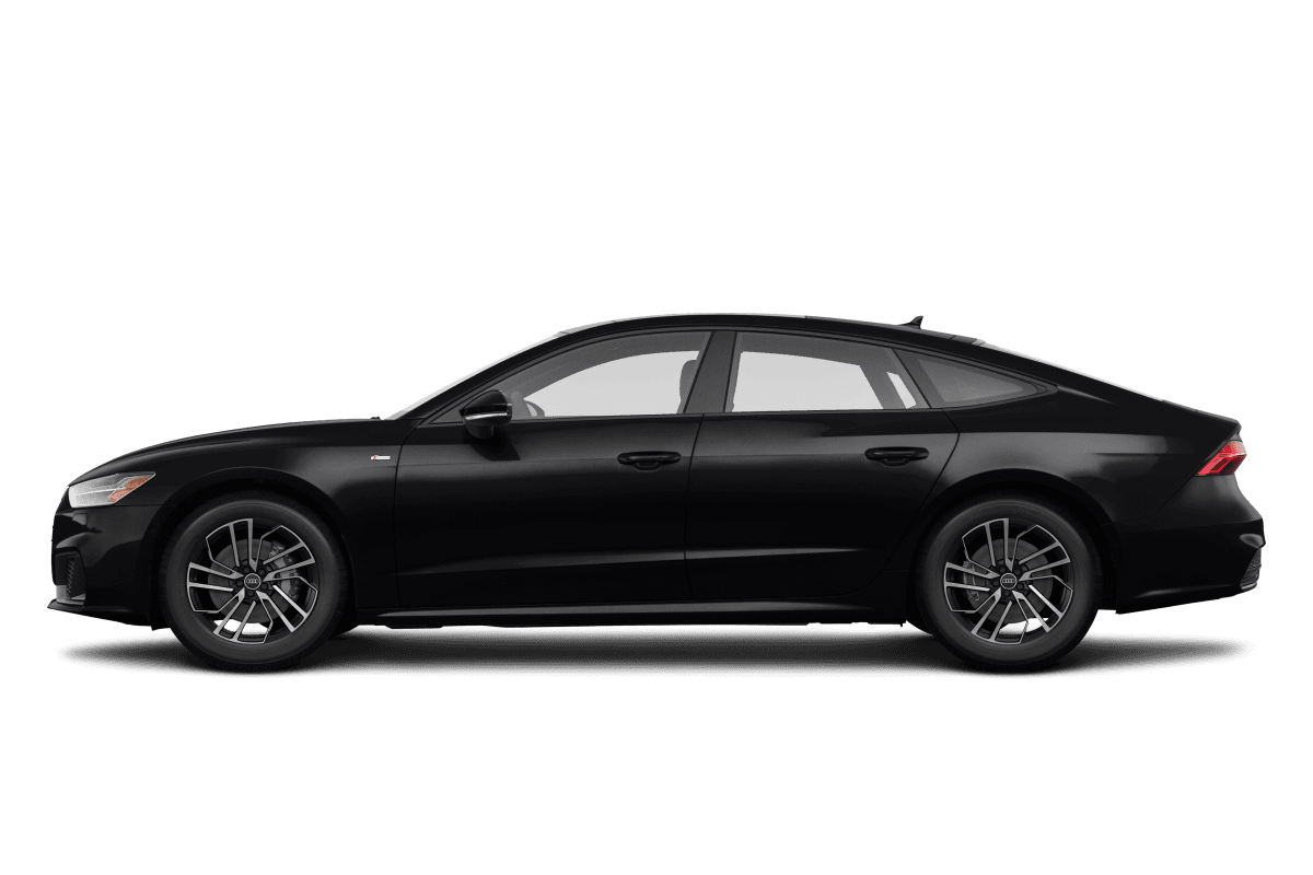 Audi A7 Brilliant Black - Side view Audi A7 Brilliant Black - Side view