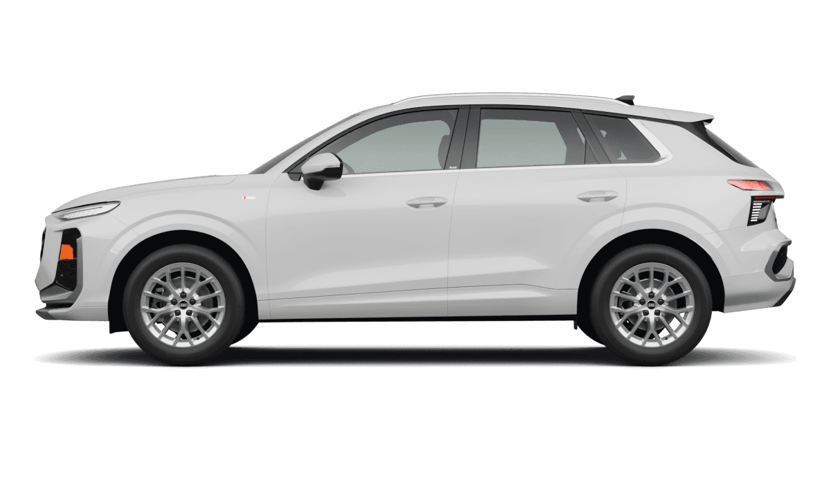 Audi Q3 Arkona White - Side view Audi Q3 Arkona White - Side view