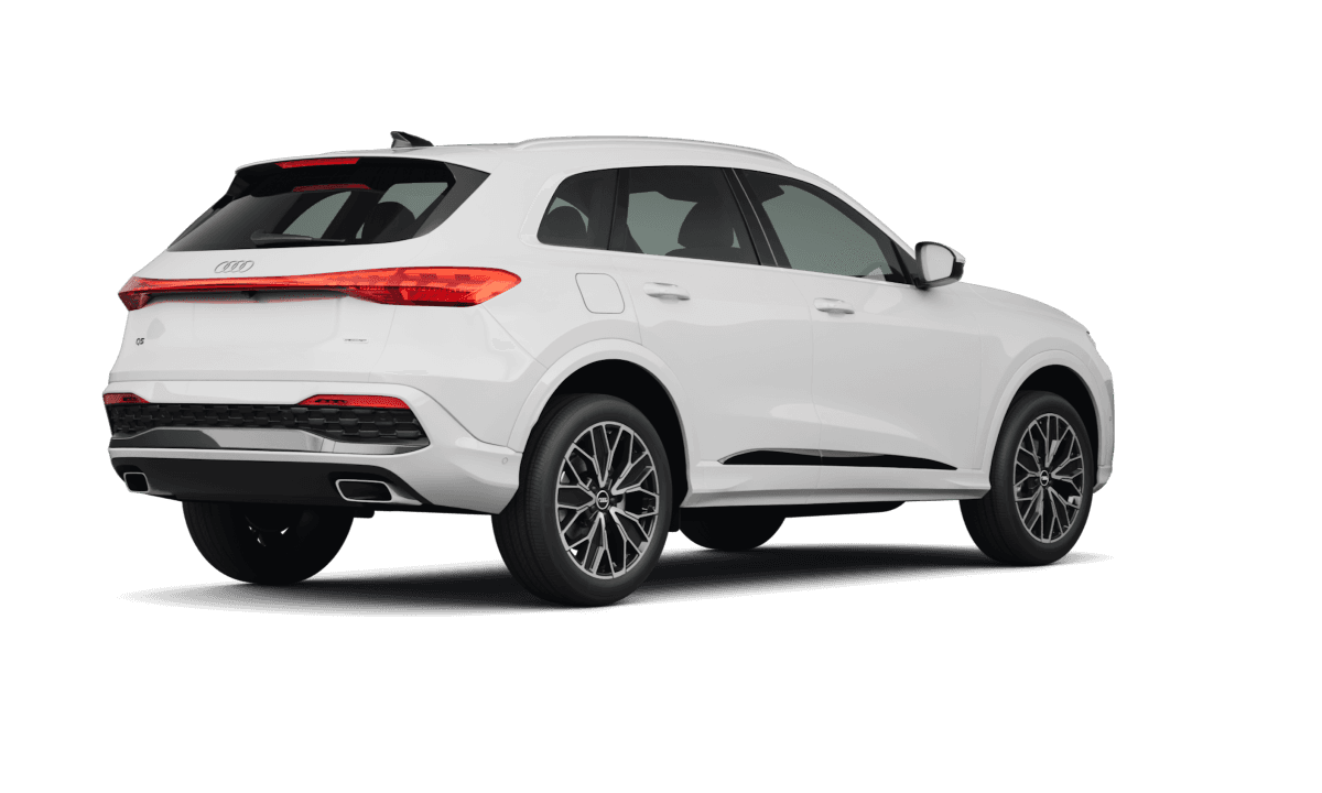Audi Q5 Glacier White Metallic - Back view Audi Q5 Glacier White Metallic - Back view