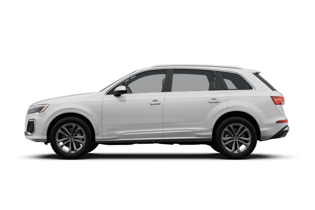 Audi Q7 Glacier White Metallic - Side view Audi Q7 Glacier White Metallic - Side view
