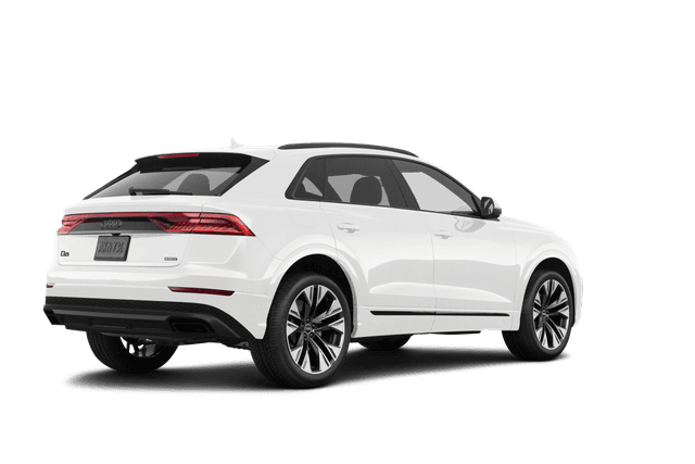 Audi Q8 Carrara White - Back view Audi Q8 Carrara White - Back view
