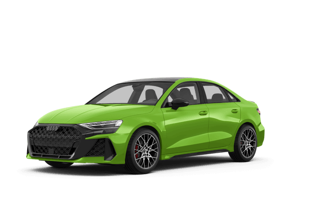 Audi RS 3 Kyalami Green - Front view Audi RS 3 Kyalami Green - Front view