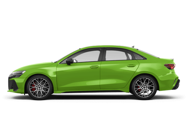 Audi RS 3 Kyalami Green - Side view Audi RS 3 Kyalami Green - Side view