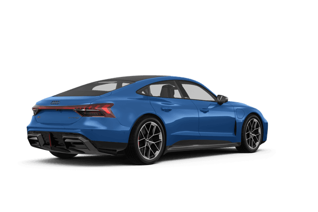 Audi RS e-tron GT Ascari Blue Metallic - Back view Audi RS e-tron GT Ascari Blue Metallic - Back view