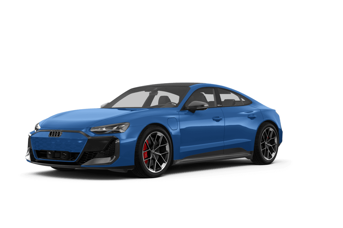 Audi RS e-tron GT Ascari Blue Metallic - Front view Audi RS e-tron GT Ascari Blue Metallic - Front view