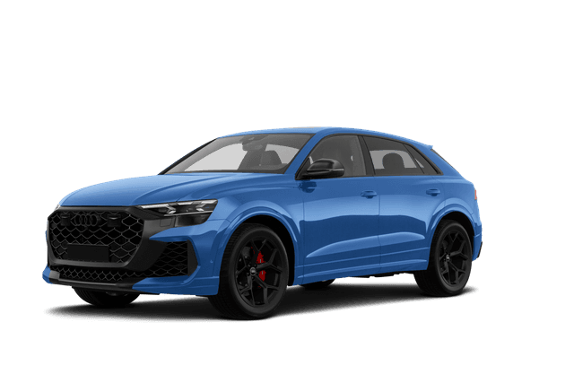 Audi RS Q8 Ascari Blue - Front view Audi RS Q8 Ascari Blue - Front view