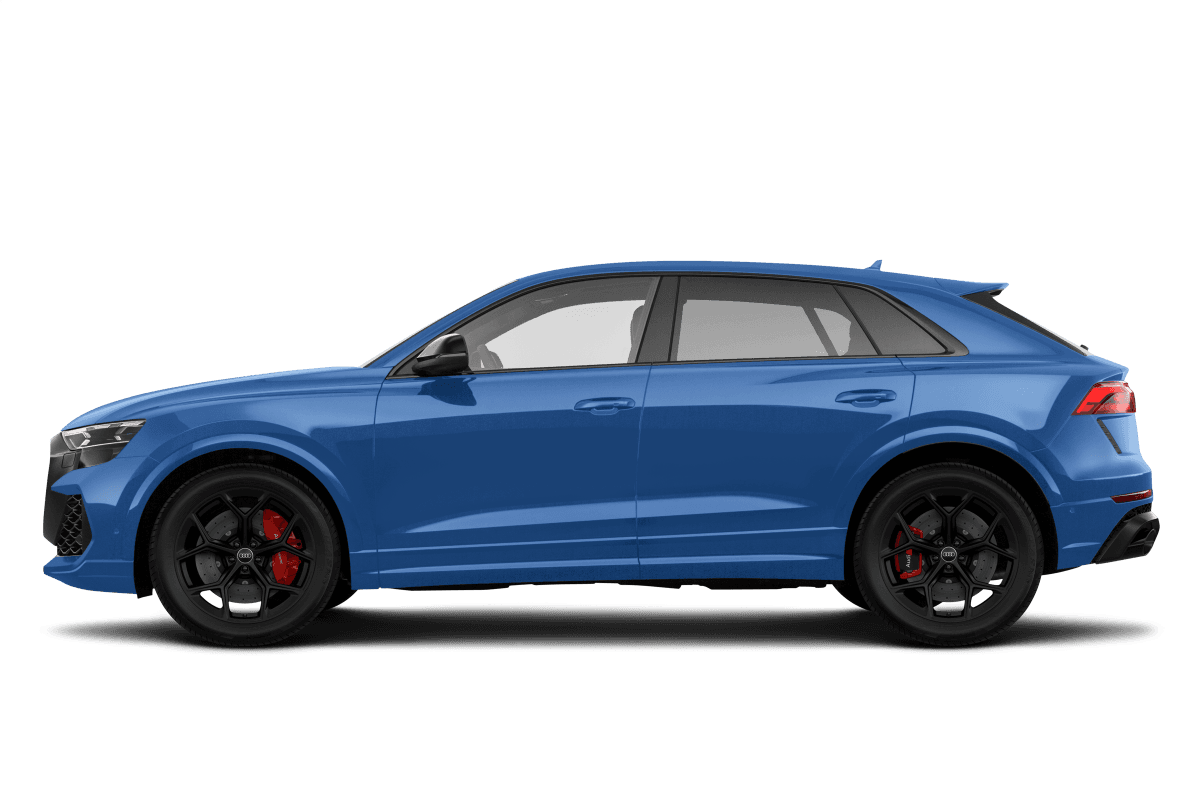 Audi RS Q8 Ascari Blue - Side view Audi RS Q8 Ascari Blue - Side view
