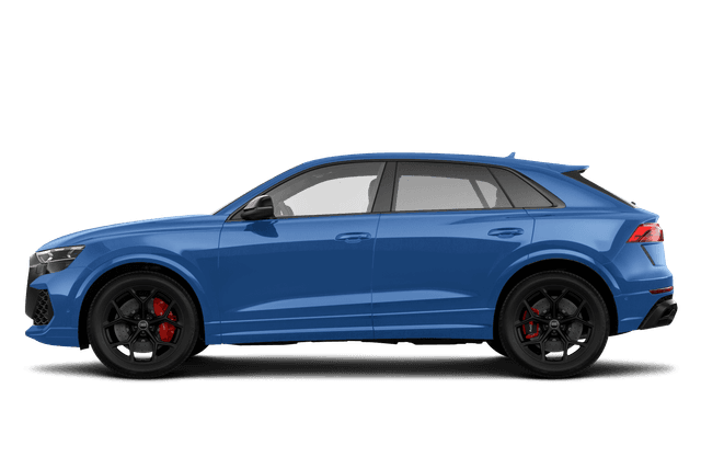 Audi RS Q8 Ascari Blue - Side view Audi RS Q8 Ascari Blue - Side view