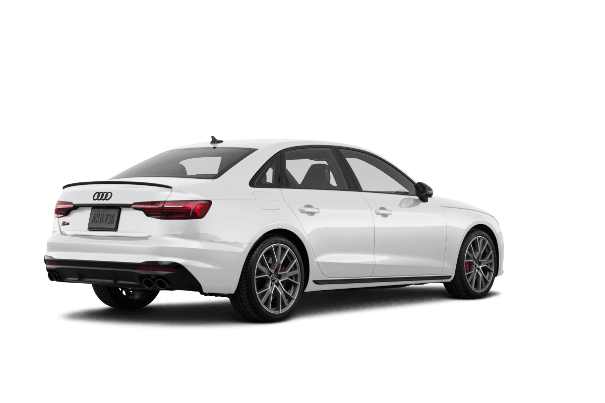 Audi S4 Arkona White - Back view Audi S4 Arkona White - Back view