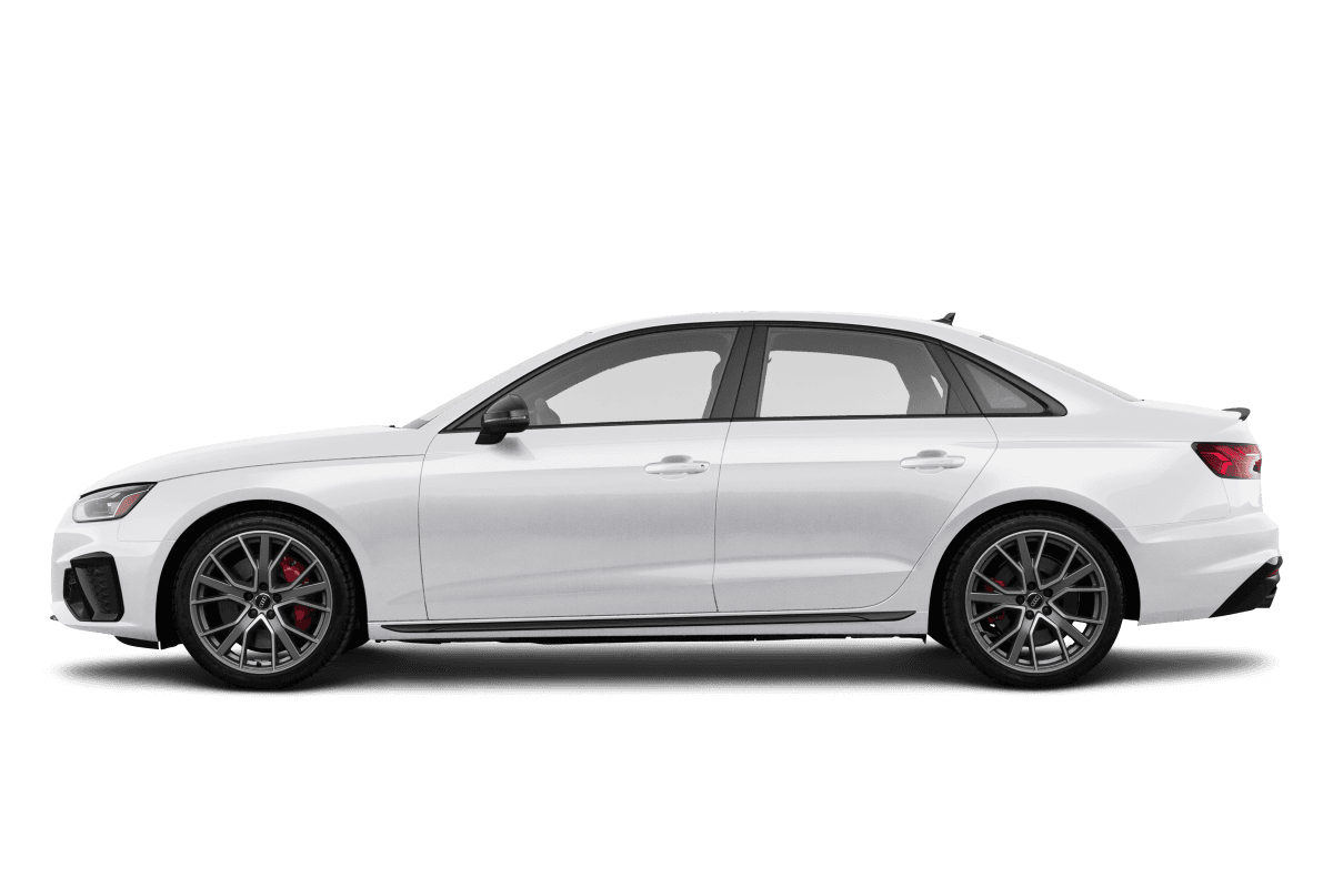 Audi S4 Arkona White - Side view Audi S4 Arkona White - Side view