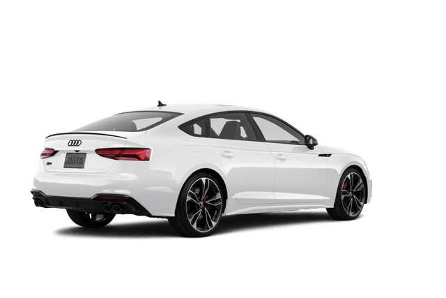 Audi S5 Sportback Arkona White - Back view Audi S5 Sportback Arkona White - Back view