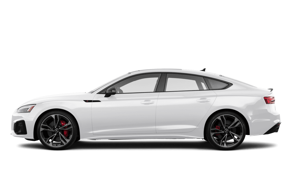 Audi S5 Sportback Arkona White - Side view Audi S5 Sportback Arkona White - Side view