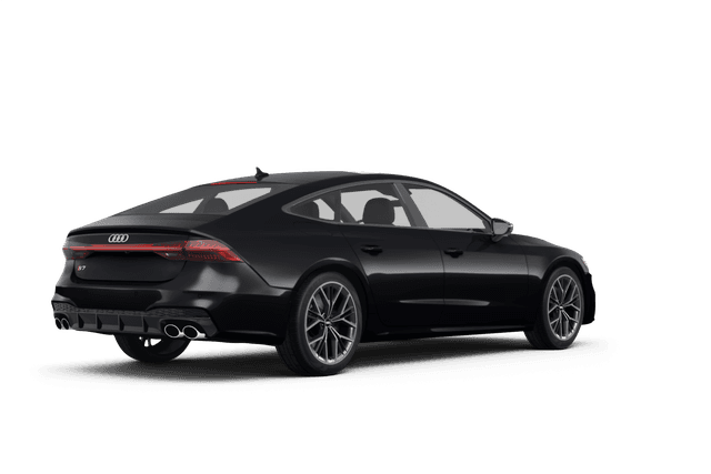 Audi S7 Brilliant Black - Back view Audi S7 Brilliant Black - Back view