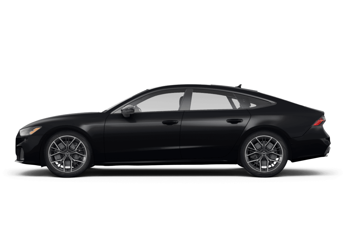 Audi RS 7 Brilliant Black - Side view Audi RS 7 Brilliant Black - Side view