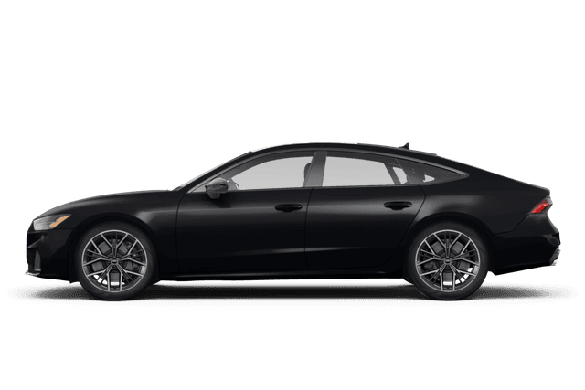 Audi S7 Brilliant Black - Side view Audi S7 Brilliant Black - Side view