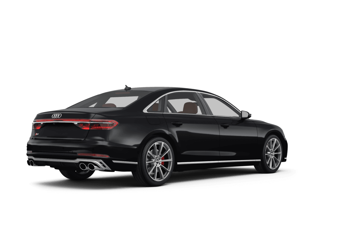 Audi S8 Mythos Black Metallic - Back view Audi S8 Mythos Black Metallic - Back view