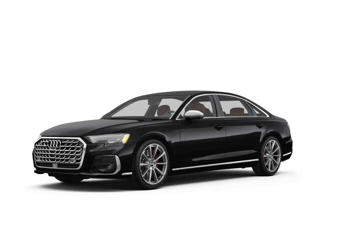 Audi S8 Mythos Black Metallic - Front view Audi S8 Mythos Black Metallic - Front view