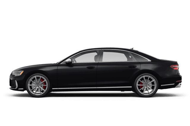 Audi S8 Mythos Black Metallic - Side view Audi S8 Mythos Black Metallic - Side view
