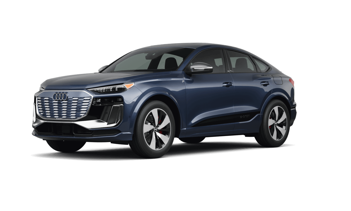 Audi SQ5 Sportback Plasma Blue Metallic - Front view Audi SQ5 Sportback Plasma Blue Metallic - Front view