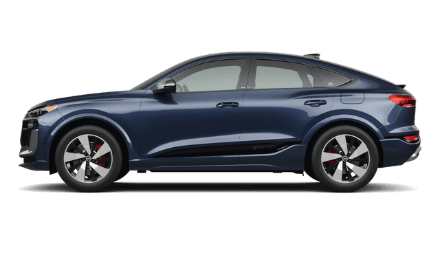 Audi SQ5 Sportback Plasma Blue Metallic - Side view Audi SQ5 Sportback Plasma Blue Metallic - Side view