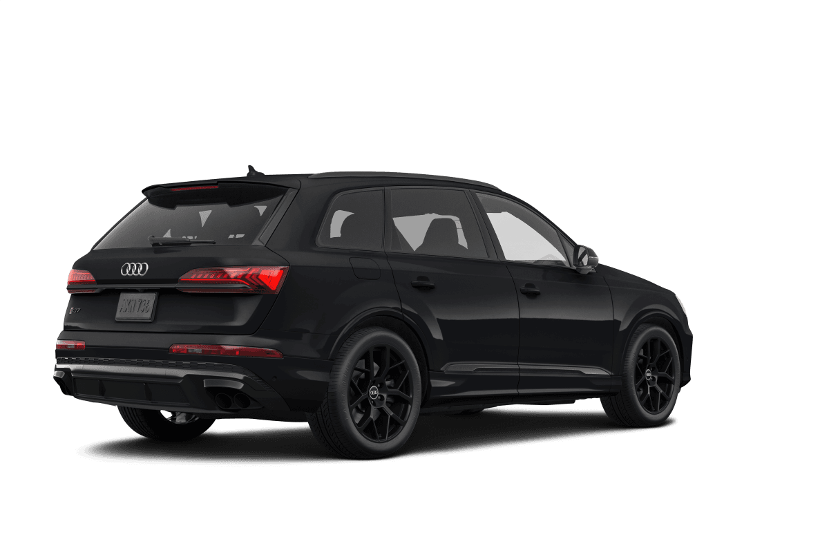 Audi SQ7 Mythos Black Metallic - Back view Audi SQ7 Mythos Black Metallic - Back view