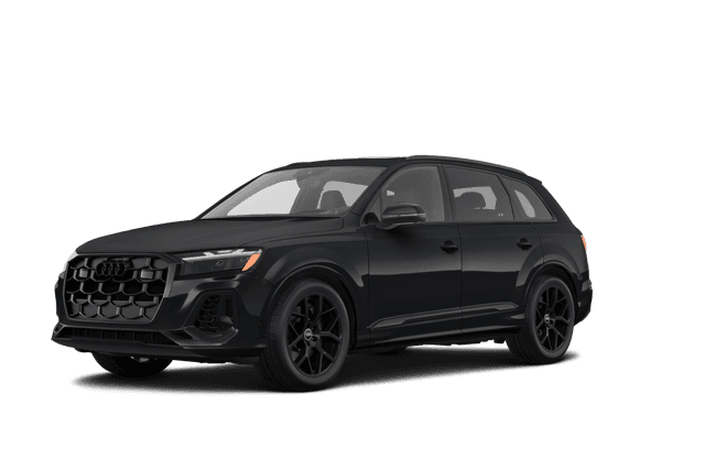 Audi SQ7 Mythos Black Metallic - Front view Audi SQ7 Mythos Black Metallic - Front view