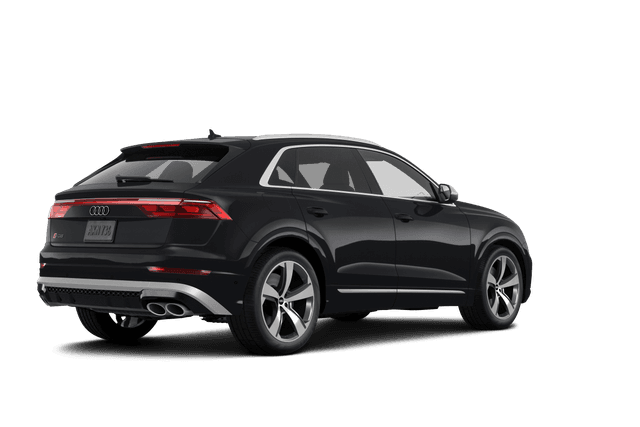 Audi SQ8 Mythos Black Metallic - Back view Audi SQ8 Mythos Black Metallic - Back view