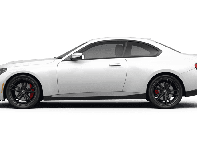 BMW 2 Series Alpine White - Side view BMW 2 Series Alpine White - Side view