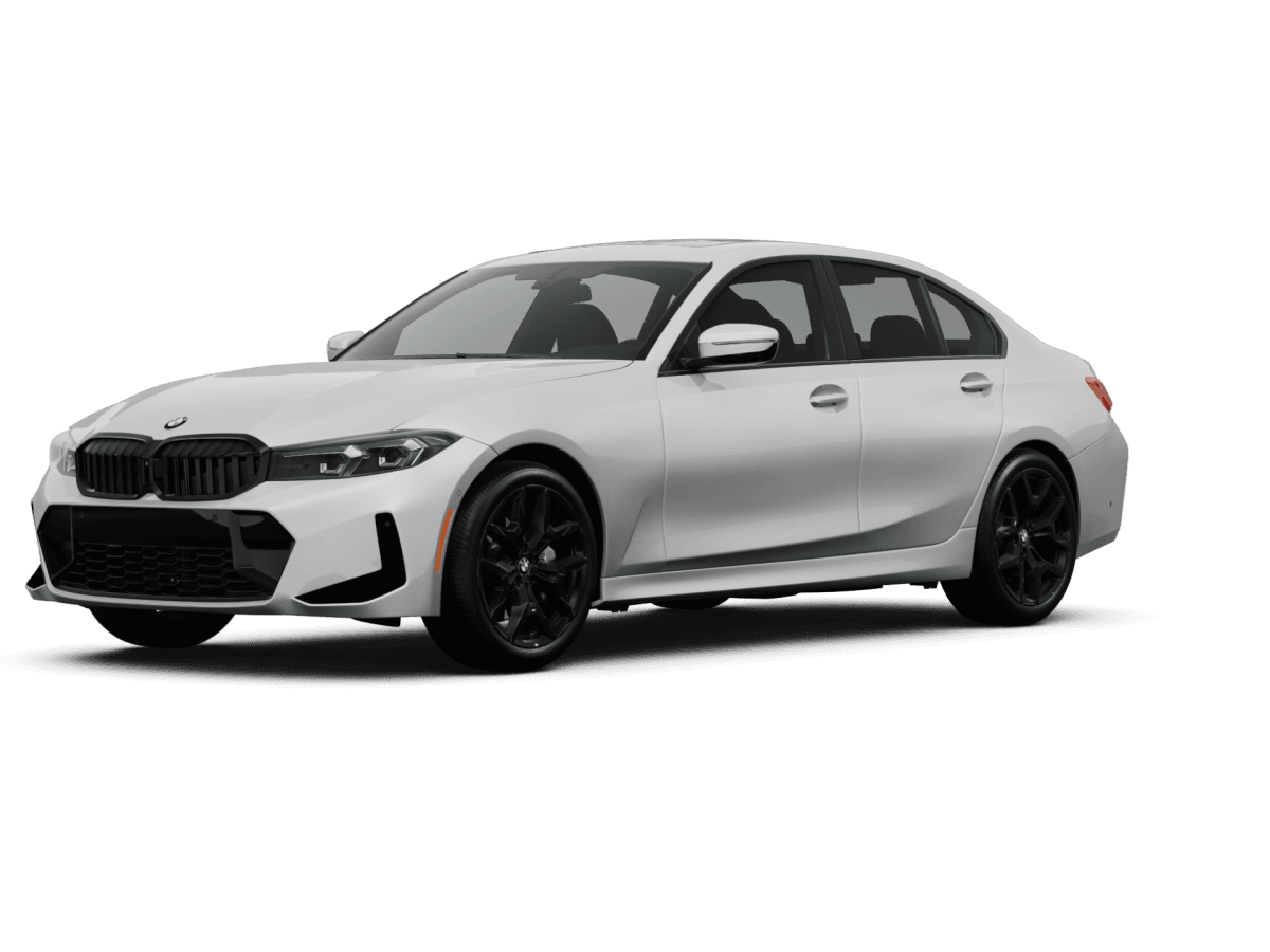 BMW 3 Series Alpine White - Front view BMW 3 Series Alpine White - Front view