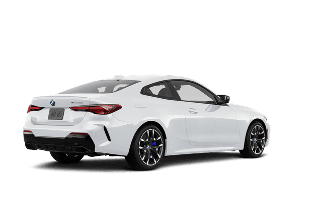 BMW 4 Series Alpine White - Back view BMW 4 Series Alpine White - Back view