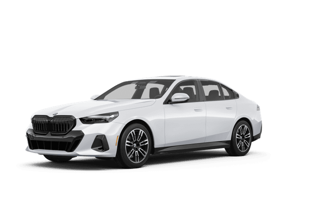 BMW 5 Series Alpine White - Front view BMW 5 Series Alpine White - Front view