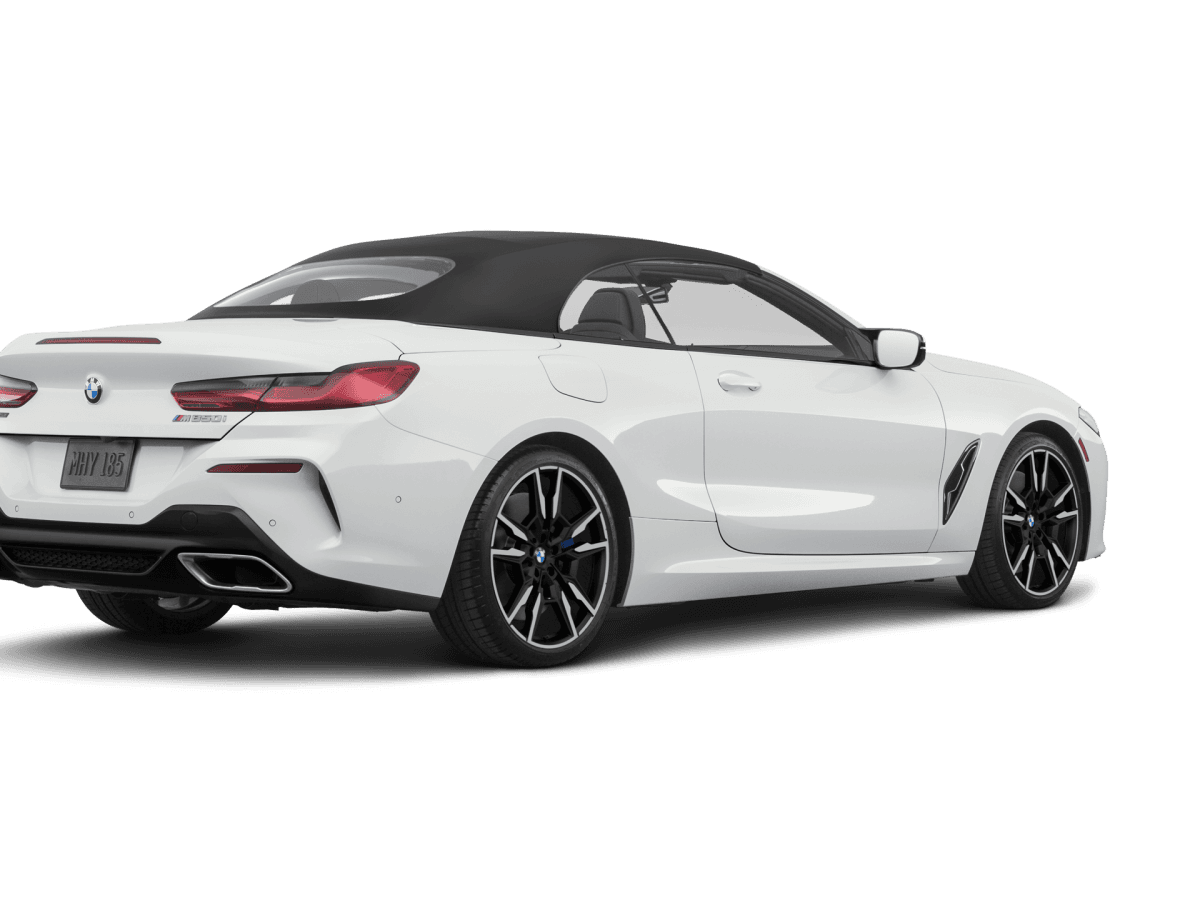 BMW BMW 8 Series Alpine White - Back view BMW BMW 8 Series Alpine White - Back view